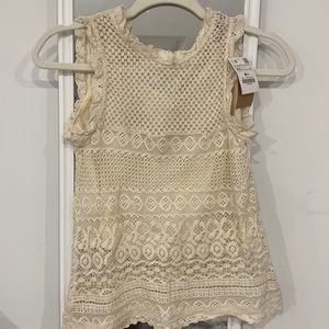 Zara Crochet Blouse- never used, still has tags